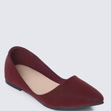 Cece 2.0 Comfy Ballerina In Maroon