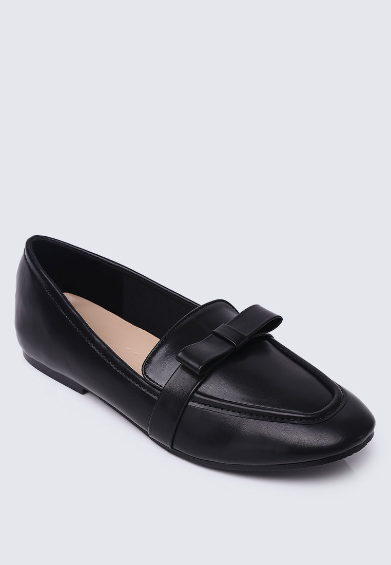 Penelope Comfy Loafers In Black