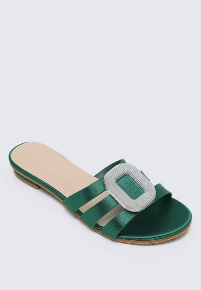 Kaylee Comfy Sandals In Green