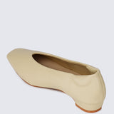 Priscilla Comfy Heels In Butter