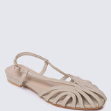 Terra Comfy Sandals In Almond