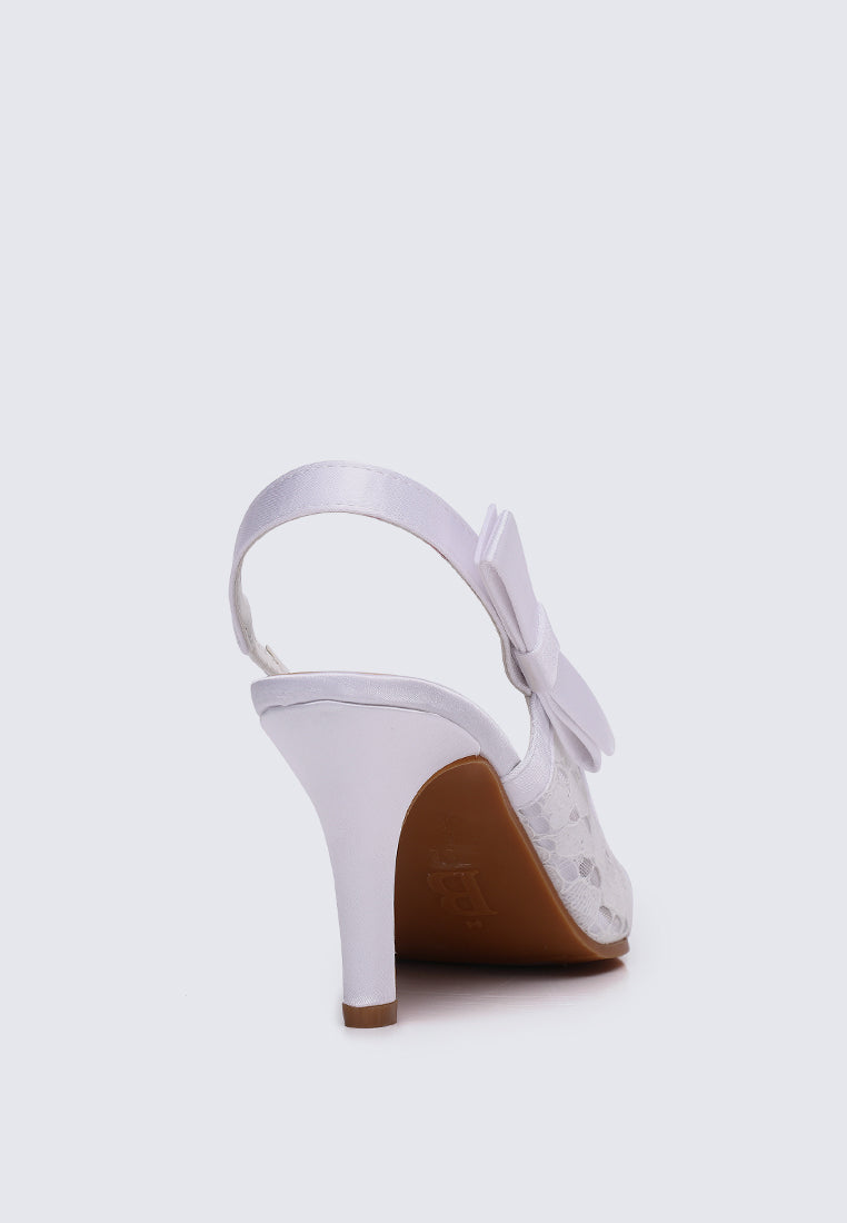 Perry Comfy Heels In White