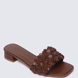 Corinne Comfy Sandals In Brown