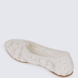 Peony Comfy Ballerina In Beige