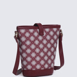 Liyana Crossbody Bag In Maroon