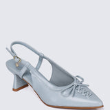 Mirabelle Comfy Heels In Light Blue