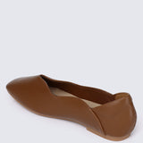 Etta Comfy Ballerina In Brown