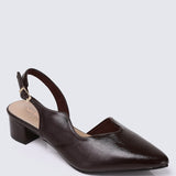 Linnea Ultra WideFit Comfy Heels In Espresso