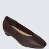 Priscilla Comfy Heels In Espresso