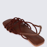 Naomi Comfy Sandals In Brown