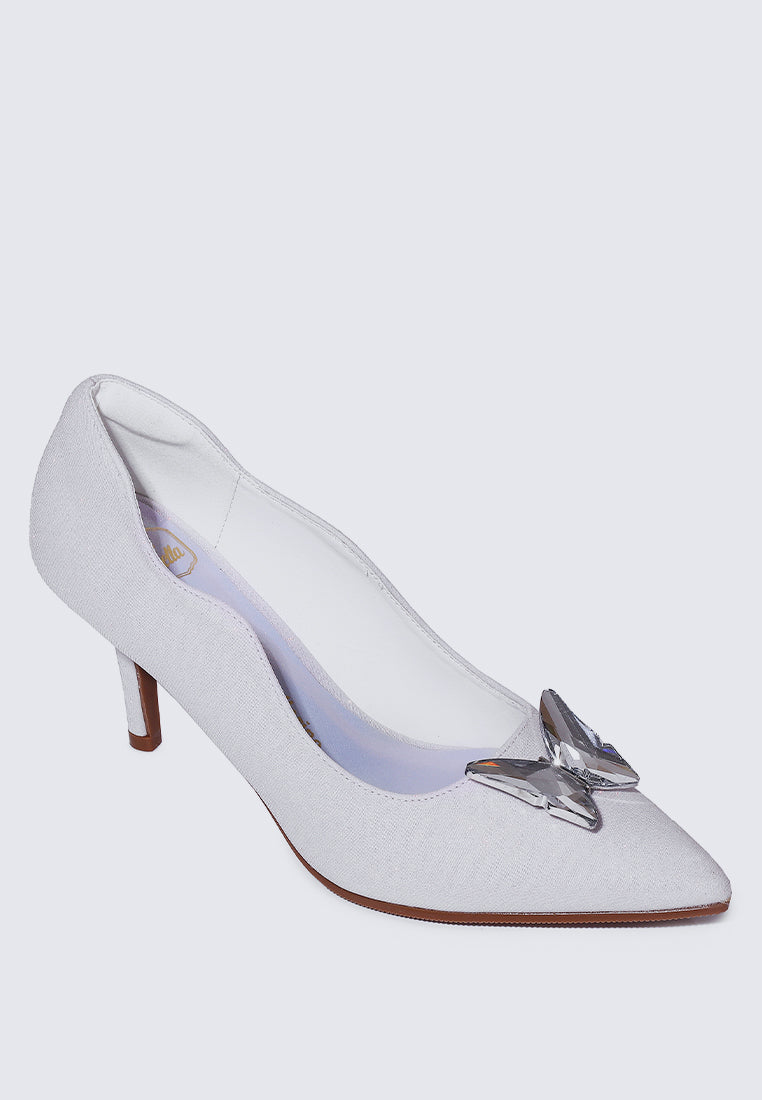 Fairytale Fantasy Comfy Pumps In Platinum