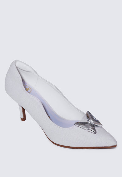 Fairytale Fantasy Comfy Pumps In Platinum