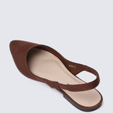 Kate Comfy Ballerina In Espresso