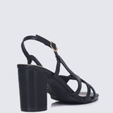 Sooya Comfy Heels In Black