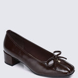 Estelle Comfy Heels In Espresso