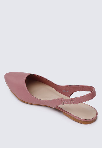 Kate Comfy Ballerina In Dusty Rose