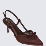 Ottilie Comfy Heels In Espresso