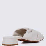 Sia Comfy Sandals In Beige