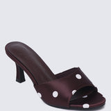 Noira Comfy Heels In Espresso