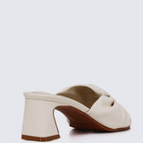 Kailia Comfy Heels In Beige