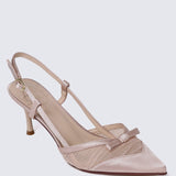 Ottilie Comfy Heels In Pink