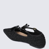 Adelaide Comfy Ballerina In Black