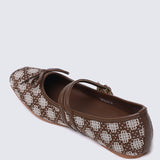 Zahra Comfy Ballerina In Espresso