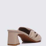 Kailia Comfy Heels In Nude