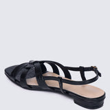 Finley Comfy Sandals In Black