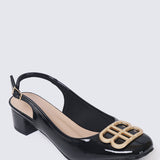 Priya Comfy Heels in Black