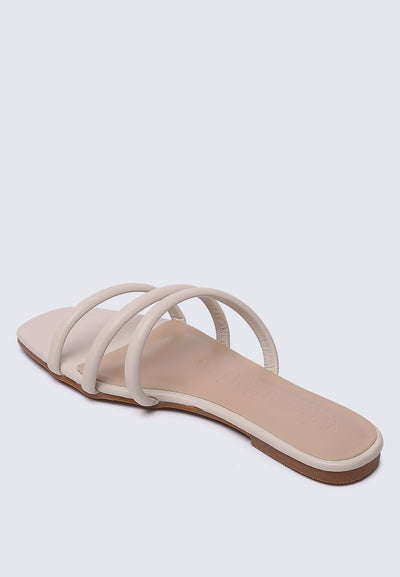 Nevaeh Comfy Sandals In Beige