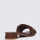 Corinne Comfy Sandals In Brown