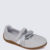 Luluna Comfy Ballet Sneakers In Silver