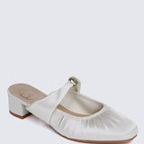 Loue Comfy Heels In Beige