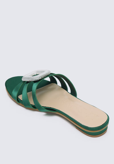 Kaylee Comfy Sandals In Green