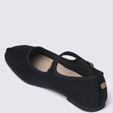Faye FlexFit Comfy Ballerina In Black