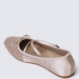 Erino Comfy Ballerina In Nude Pink
