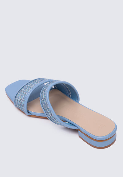 Myra Comfy Sandals In Blue