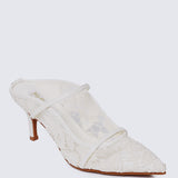 Isadora Comfy Heels In Beige