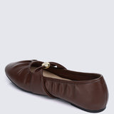 Rowena Comfy Ballerina In Espresso