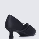 Whitney Comfy Heels In Black