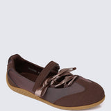 Luluna Comfy Ballet Sneakers In Espresso