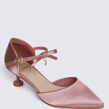 Eloice Comfy Heels In Pink