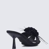 Alira Comfy Heels In Black