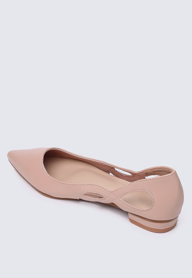 Eloise Comfy Flats In Blush