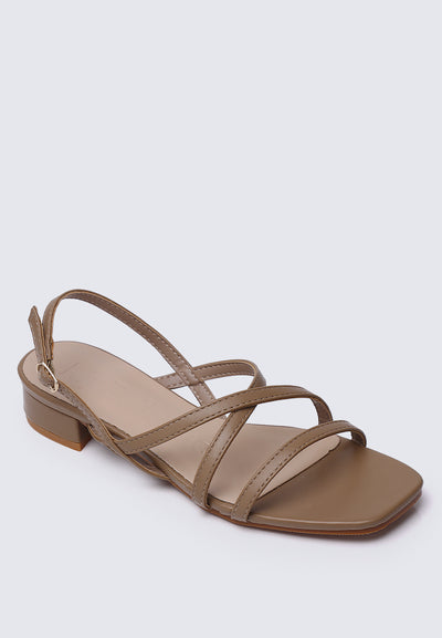 Savannah Comfy Sandals In Taupe