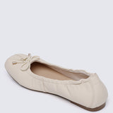 Stella Comfy Ballerina In Beige