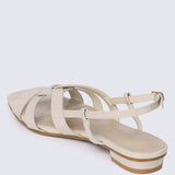 Finley Comfy Sandals In Almond