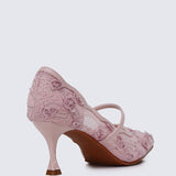 Cristelle Comfy Heels In Pink