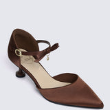 Eloice Comfy Heels In Espresso